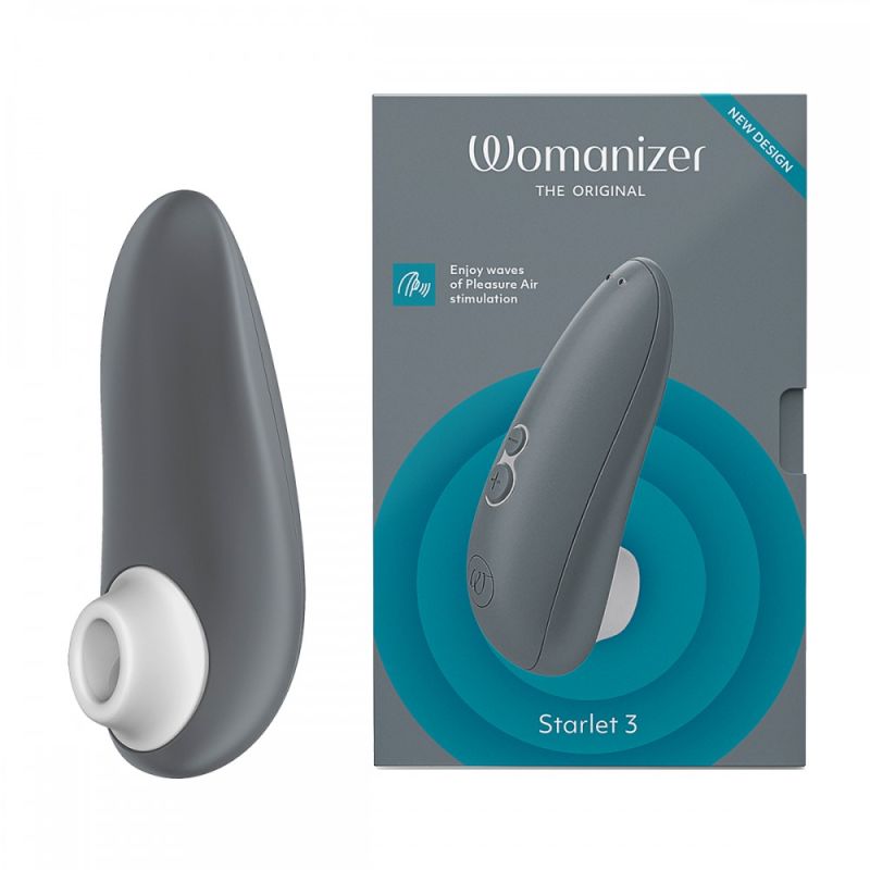 Вакуумный клиторальный стимулятор Womanizer Starlet 3 Gray вид 2