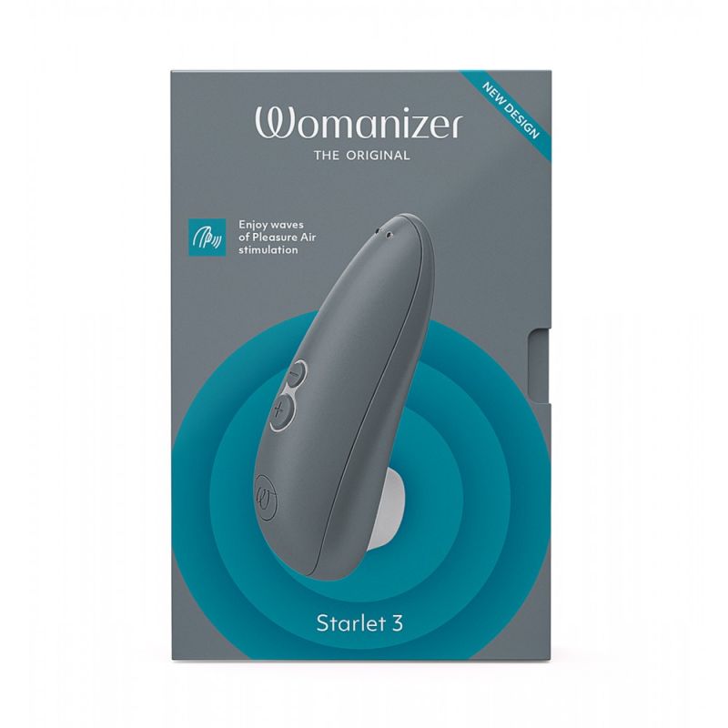 Вакуумный клиторальный стимулятор Womanizer Starlet 3 Gray вид 13