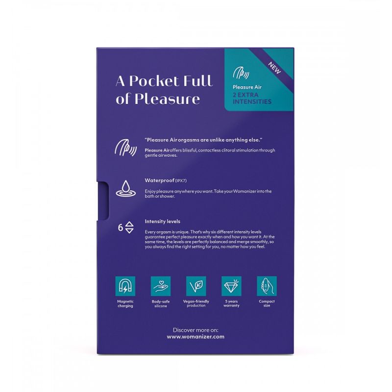 Вакуумный клиторальный стимулятор Womanizer Starlet 3 Indigo вид 8