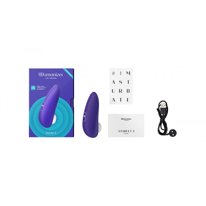 Вакуумный клиторальный стимулятор Womanizer Starlet 3 Indigo вид 5