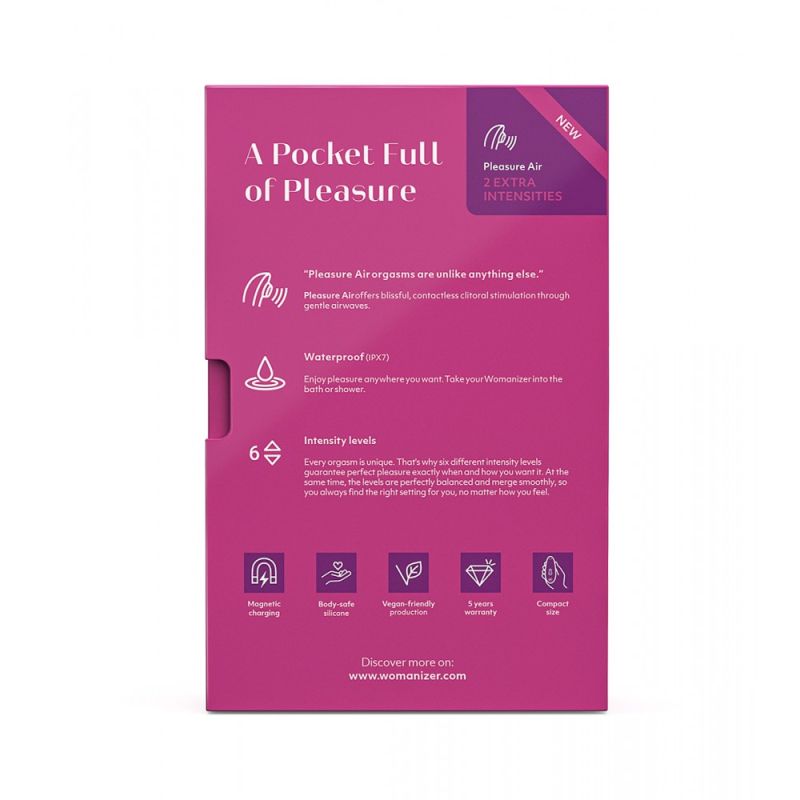 Вакуумний кліторальний стимулятор Womanizer Starlet 3 Pink вид 9