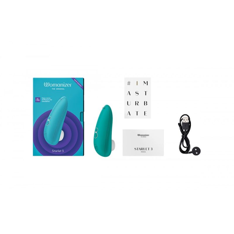 Вакуумний кліторальний стимулятор Womanizer Starlet 3 Turquoise вид 10