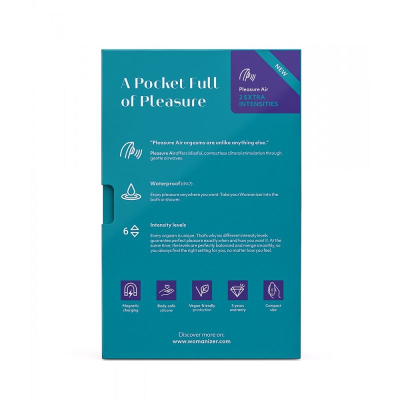 Вакуумный клиторальный стимулятор Womanizer Starlet 3 Turquoise вид 13