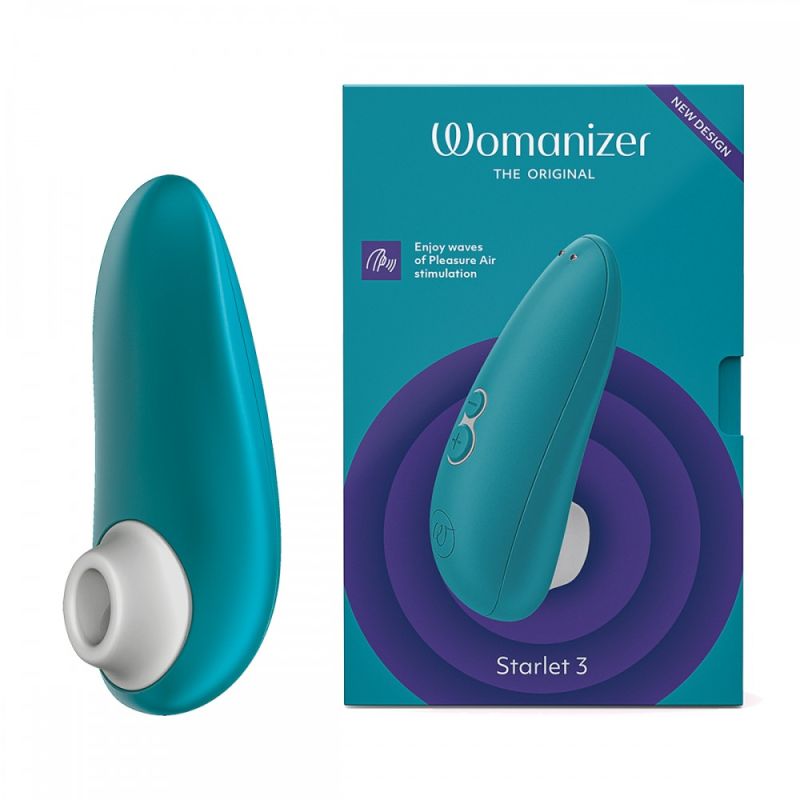 Вакуумний кліторальний стимулятор Womanizer Starlet 3 Turquoise вид 2