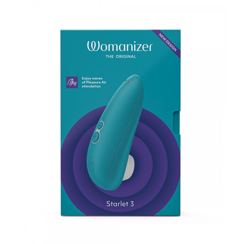 Вакуумний кліторальний стимулятор Womanizer Starlet 3 Turquoise вид 12