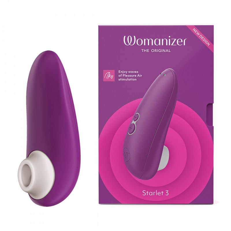Вакуумный клиторальный стимулятор Womanizer Starlet 3 Violet вид 2