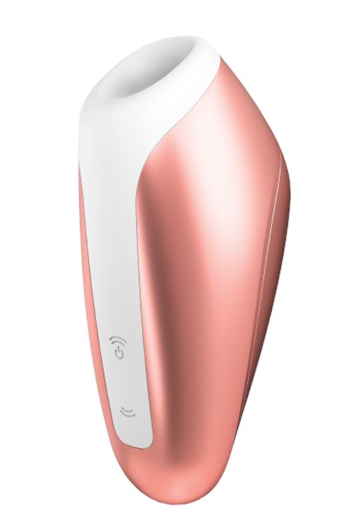 Безконтактний вакуумний стимулятор клітора Satisfyer Love Breeze кораловий вид 2