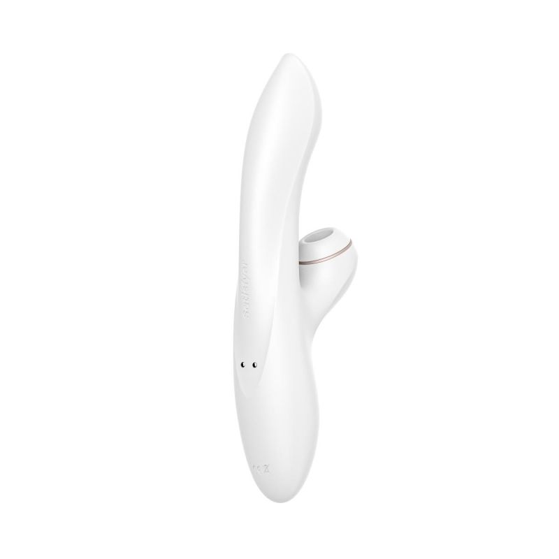 Вакуумний вібромасажер кролик Satisfyer Pro G-Spot, білий вид 4