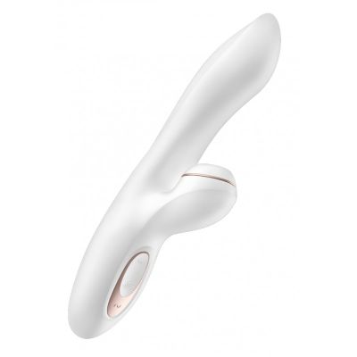 Вакуумний вібромасажер кролик Satisfyer Pro G-Spot, білий