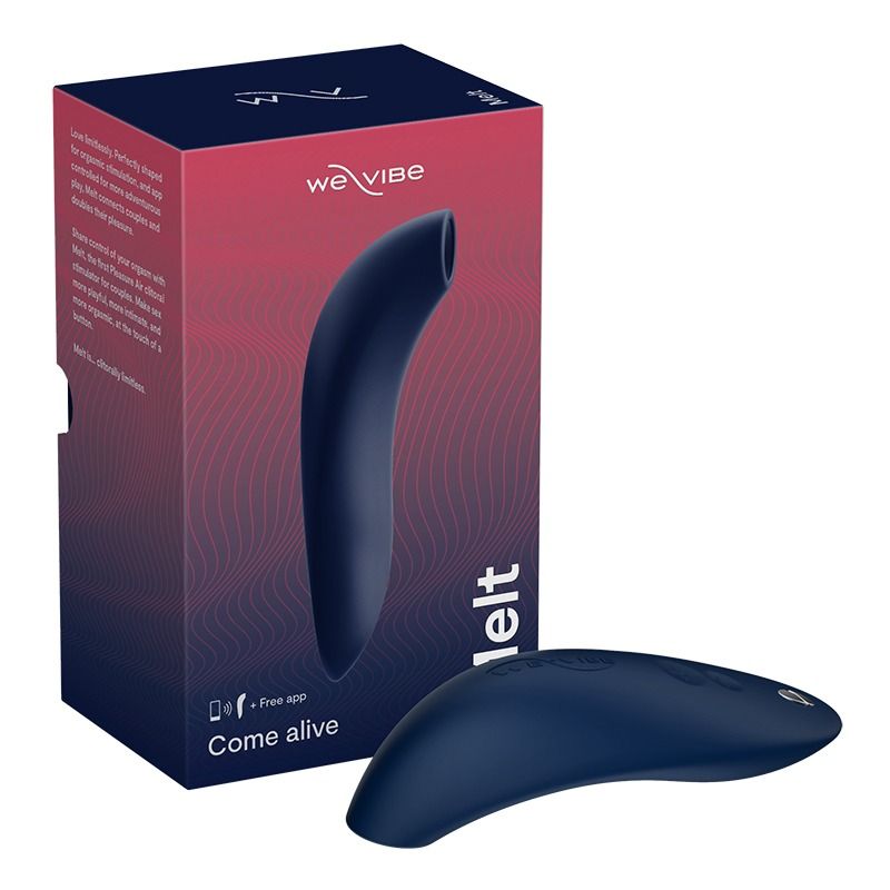 Вакуумный вибратор для пар We-Vibe MELT Blue вид 2