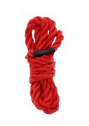 Мотузка для бондажу та шибарі TABOOM Bondage Ropes червона