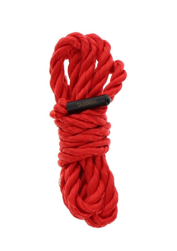 Веревка для бондажа и шибари TABOOM Bondage Ropes красная вид 8