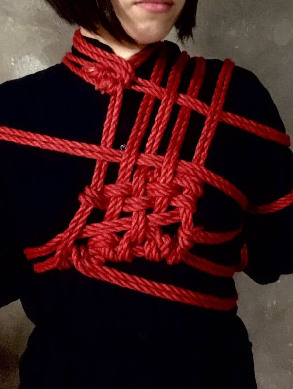 Мотузка для бондажу та шибарі TABOOM Bondage Ropes червона вид 5