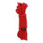 Веревка для бондажа Taboom Вondage Ropes красная, 5 м вид 6