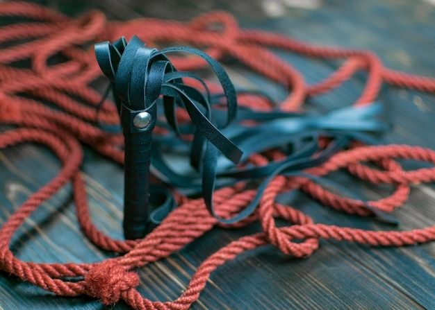 Мотузка для бондажу Taboom Вondage Ropes червона, 5 м вид 10