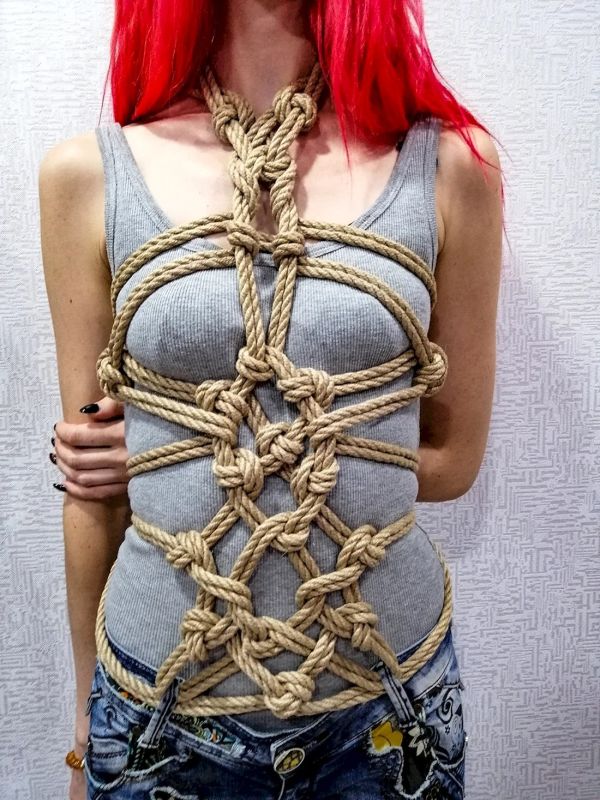 Мотузка для бондажу Dream Toys Blaze Deluxe чорна, 10 м вид 9