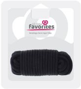 Мотузка для бондажу Dream Toys All Time Favorites чорна, 10 м