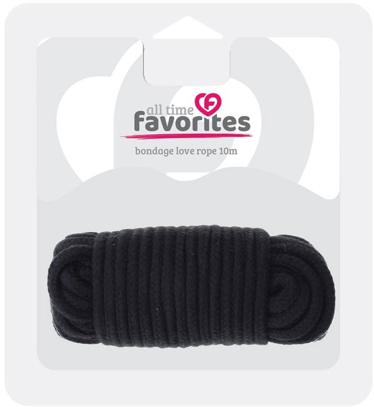Веревка для бондажа Dream Toys All Time Favorites черная, 10 м вид 2