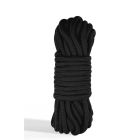 Мотузка для бондажу Chisa BEHAVE LUXURY FETISH з бавовни, чорна вид 3