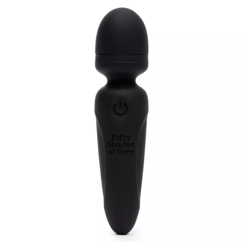 Вібратор-мікрофон для клітора Fifty Shades of Grey Sensation Mini Wand Vibrator чорний вид 2
