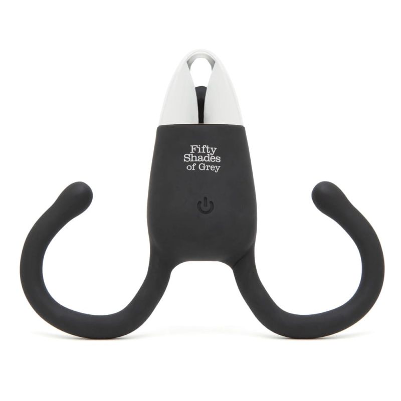 Вібратор для пар Fifty Shades of Grey з пультом керування, чорний вид 4