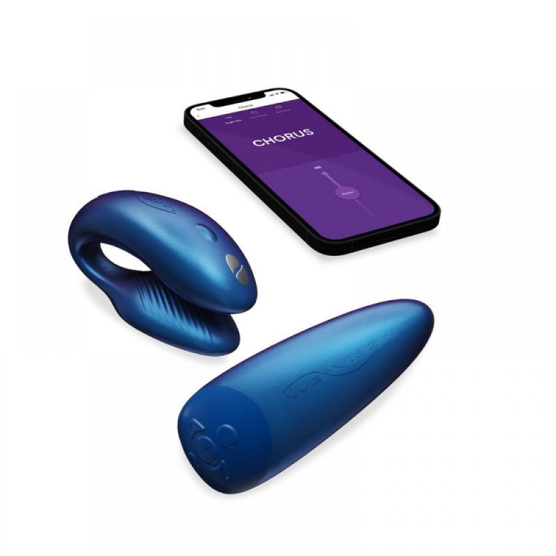 Вибратор для пар We-Vibe Chorus Cosmic Blue вид 8