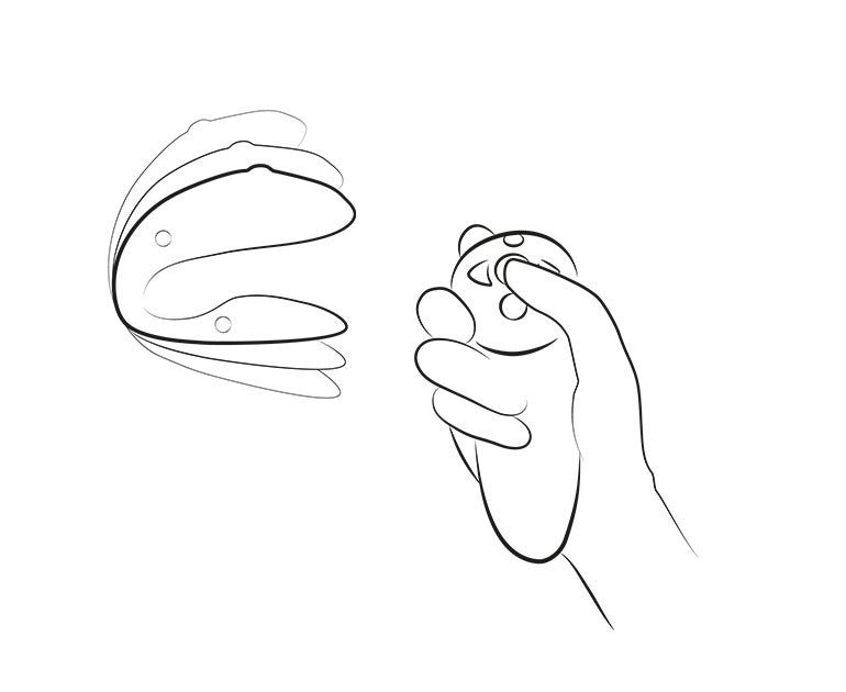 Вибратор для пар We-Vibe Chorus Cosmic Blue вид 18