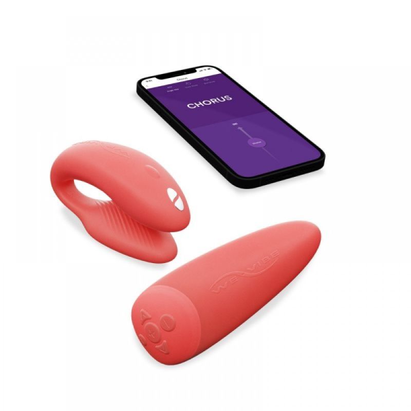 Вибратор для пар We-Vibe Chorus Cosmic Coral вид 3