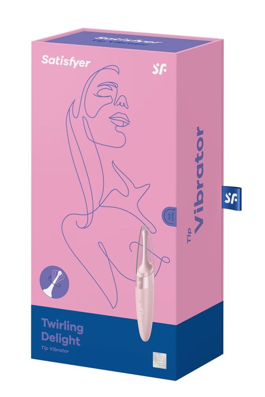 Вібратор для цілеспрямованої стимуляції Satisfyer Twirling Delight ніжно-рожевий вид 5