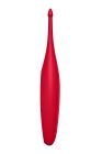 Вібратор для цілеспрямованої стимуляції Satisfyer Twirling Fun з гнучкою шийкою, червоний вид 3