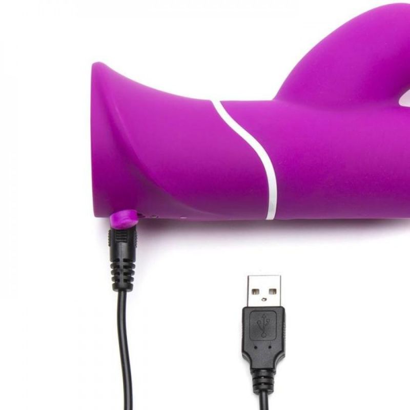 Вібратор кролик Happy Rabbit Curve Thrusting Rechargeable Rabbit Vibrator вид 5