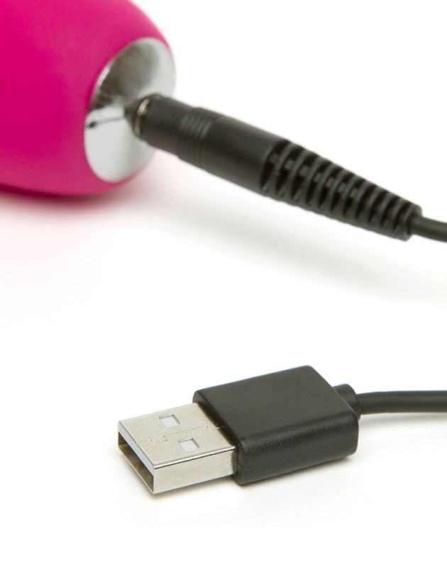 Вібратор кролик Happy Rabbit Slimline Curve Rechargeable Rabbit Vibrator вид 6