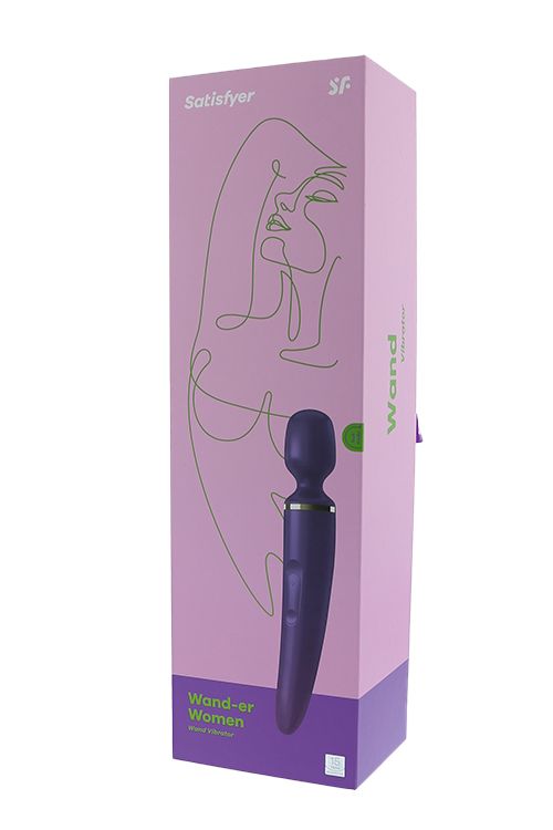 Вібратор мікрофон універсальний SATISFYER WAND-ER WOMEN фіолетовий вид 7