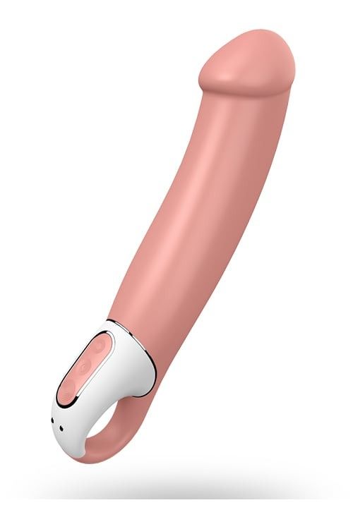 Вібратор реалістичний Satisfyer Master Vibrator, світло-коричневий вид 5