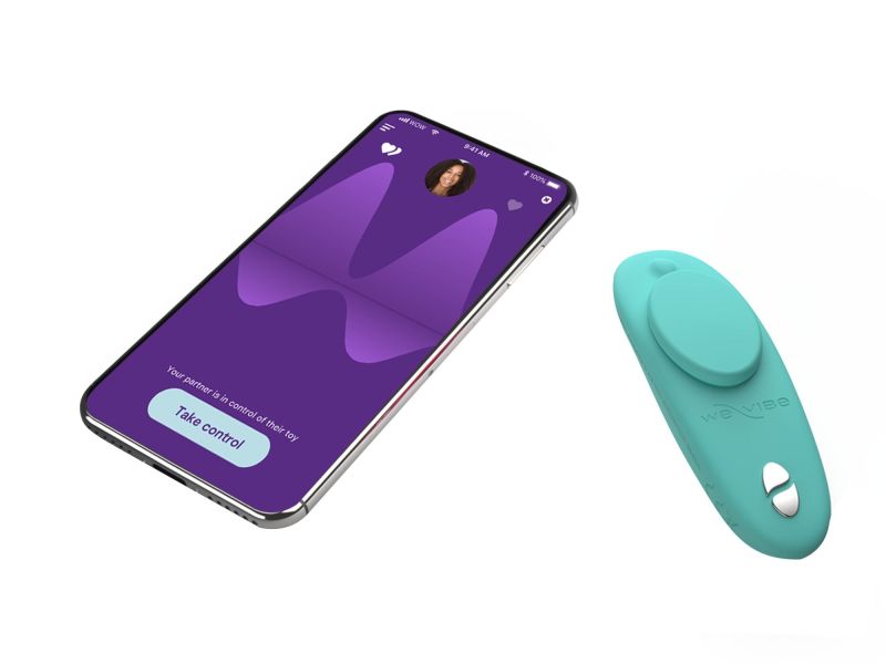 Вибратор Smart в трусики We-Vibe Moxie (бирюзовый) вид 3
