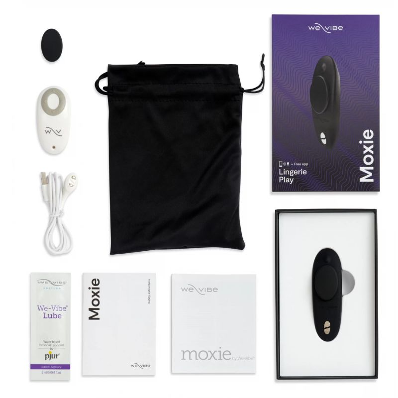 Вибратор в трусики Moxie от We-Vibe с функцией управления с телефона BLACK вид 11