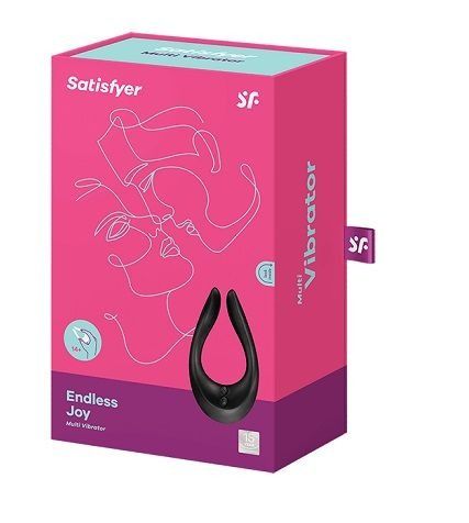 Вібромасажер для двох Satisfyer Endless Joy, чорний вид 8