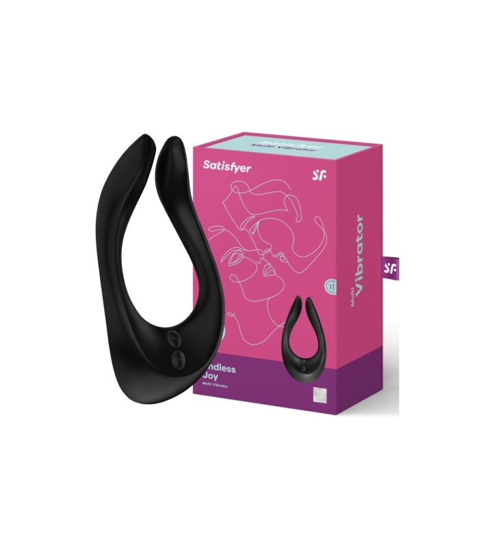 Вібромасажер для двох Satisfyer Endless Joy, чорний вид 3