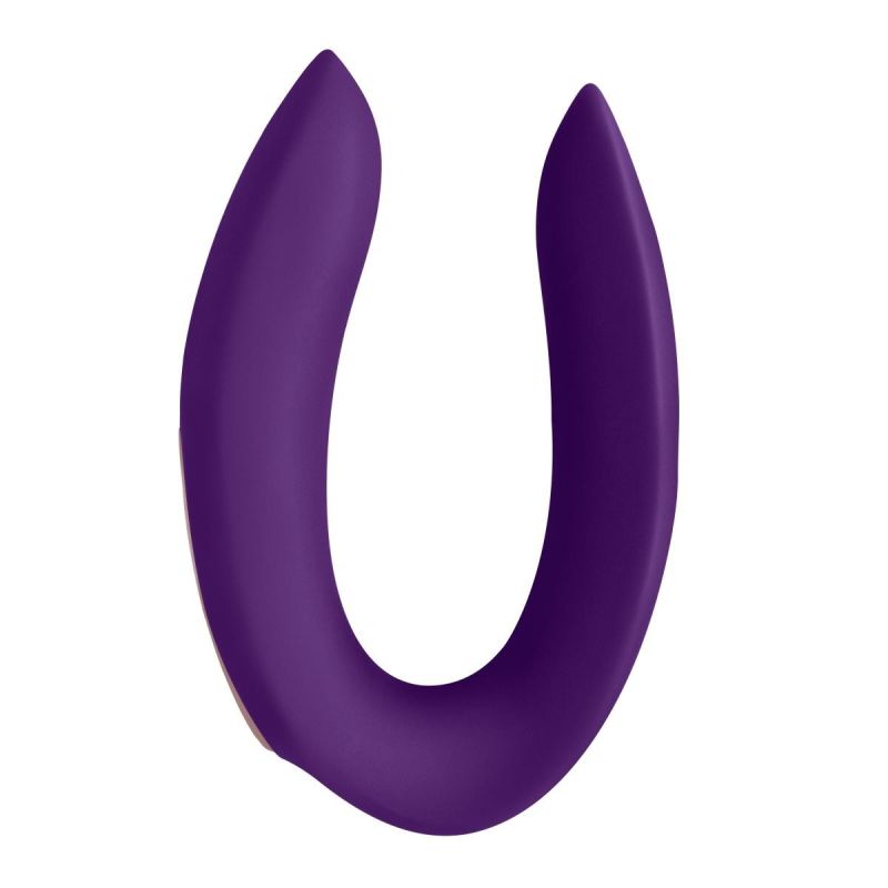 Вібромасажер для пар Satisfyer Partner Plus Remote Couple's, фіолетовий вид 4
