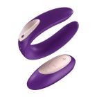 Вібромасажер для пар Satisfyer Partner Plus Remote Couple's, фіолетовий вид 2