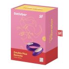 Вібромасажер для пар Satisfyer Partner Plus Remote Couple's, фіолетовий вид 7