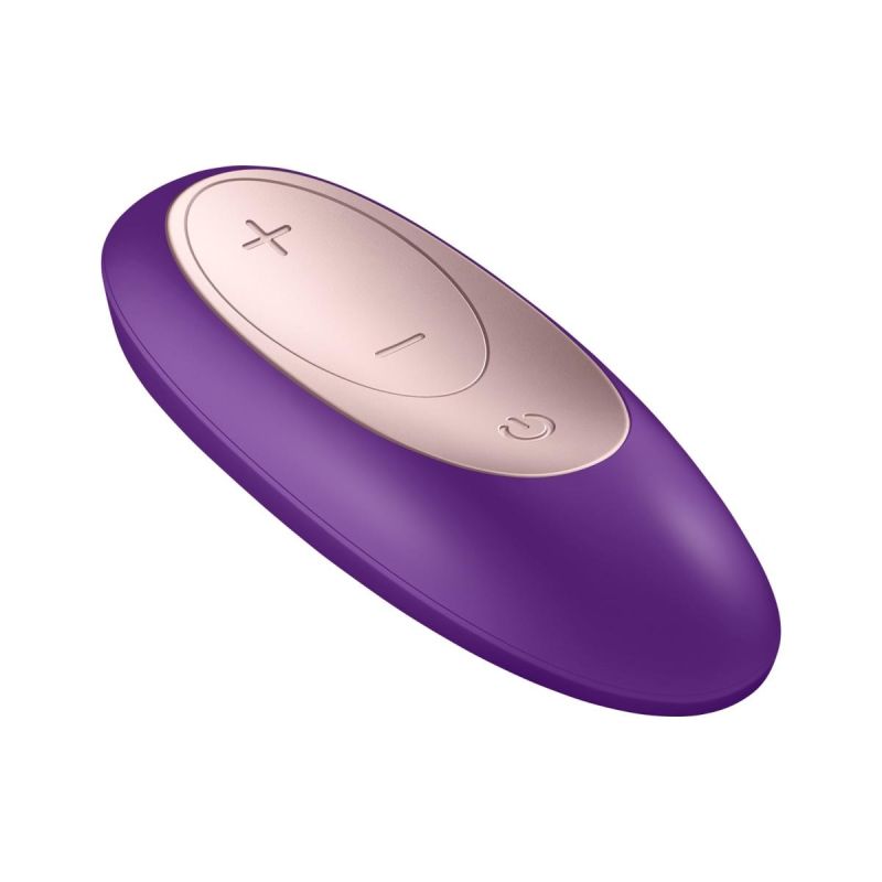 Вібромасажер для пар Satisfyer Partner Plus Remote Couple's, фіолетовий вид 6