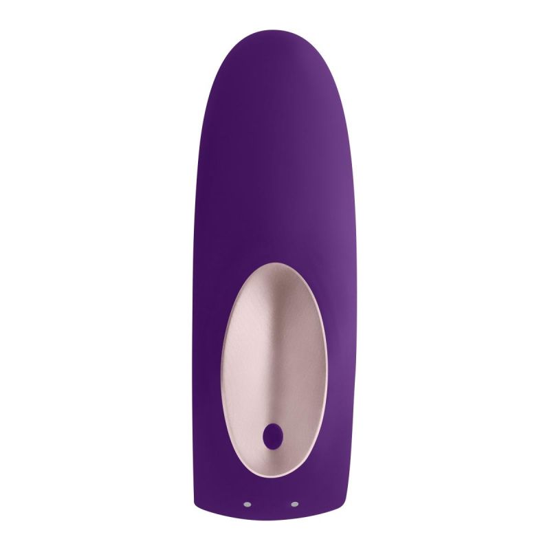 Вібромасажер для пар Satisfyer Partner Plus Remote Couple's, фіолетовий вид 5