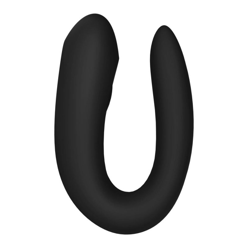 Вібромасажер для пар Satisfyer Double Joy, чорний вид 5