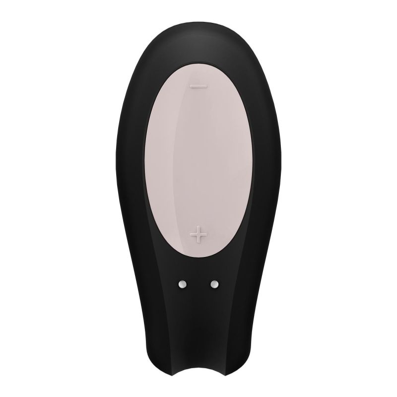 Вібромасажер для пар Satisfyer Double Joy, чорний вид 7