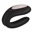 Вібромасажер для пар Satisfyer Double Joy, чорний вид 4