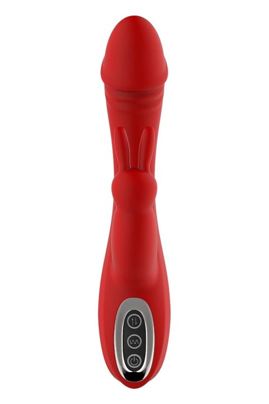 Вібромасажер кролик Dream Toys Red Revolution Artemis червоний вид 7