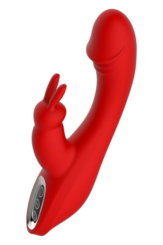 Вібромасажер кролик Dream Toys Red Revolution Artemis червоний вид 4