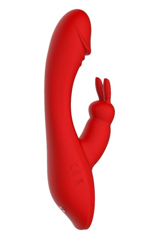 Вібромасажер кролик Dream Toys Red Revolution Artemis червоний вид 5