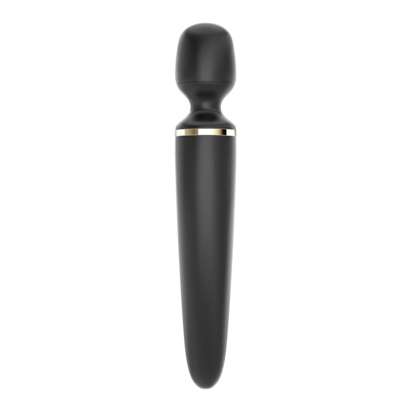 Вібромасажер-мікрофон Satisfyer Wand-er Woman, чорний вид 7